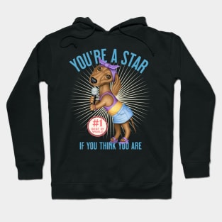 Funny cute Fur Baby Doxie Dachshund Dog singing tee Hoodie